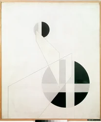 Kompozycja XX Obraz Laszlo Moholy-Nagy