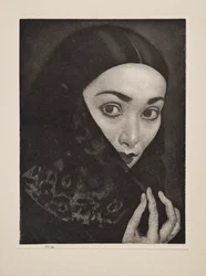 Dama z szalem, wyd. 1926.