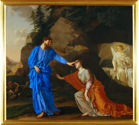 Chrystus ukazuje się świętej Marii Magdalenie (obraz na płótnie)