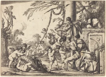 Święta Rodzina z Putti