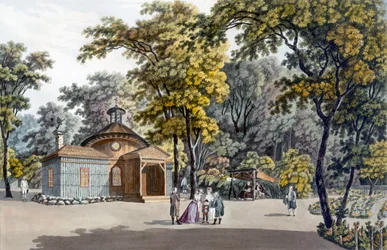 Pustelnia w Ogrodzie Pałacu Cesarskiego w Laxenbourg, Austria, ok. 1790