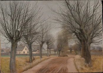 Droga w pobliżu Vinderød, Zelandia, 1898.