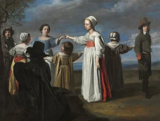 Tańczące dzieci, ok.1650