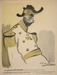 Generał Duchesne, członek Rady Wojennej, ilustracja z „L
