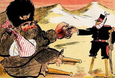 The Future Alliance – „Powinniśmy zacząć w ten sposób!” - Rosjanie i Japonia podają sobie ręce. 1904 (lito)