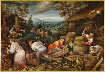 Sierpień (obraz na płótnie)