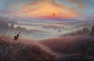 Richmond Dawn, 2021 (olej na płótnie)