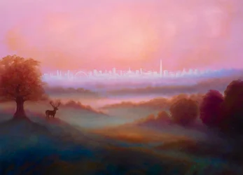 Poranek w Richmond Park, 2023 r