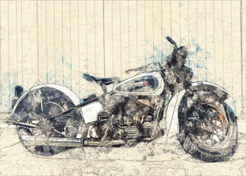 Klasyczna sztuka motocyklowa