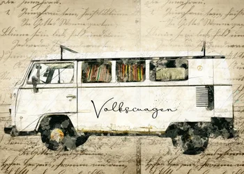 Kamper w stylu vintage