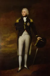 Portret admirała wicehrabiego Nelsona (1758-1805) (olej na płótnie)