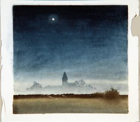 Pejzaż księżycowy, ok. 1920 (drzew)