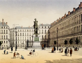 Place Cambronne w Nantes, Francja