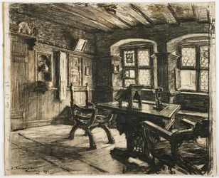 Pokój Durera w Norymberdze, 1896 r.