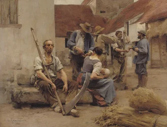 Wypłata dla żniwiarzy, 1882
