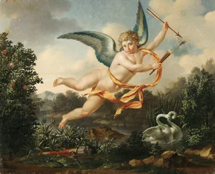 Alegorie miłości - Kupidyn z pochodnią i strzałą, 1803