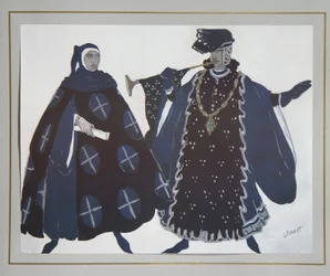 Projekt kostiumu do sztuki Męczeństwo św. Sebastiana Gabriele D