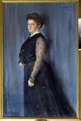 Portret S.P.Wallisona (Portret S.P.Wallisona) (olej na płótnie)
