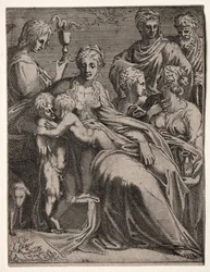 Święta rozmowa, 1540s.