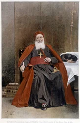 Kardynał Lavigerie, prymas Afryki. Portret wykonany przez Leona Bonnata (salon z 1888 r.).