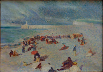Scena na plaży