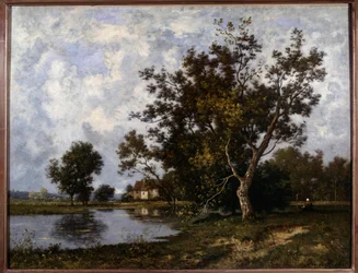 Pejzaż a la Mare Obraz Leona Richeta (1847-1907) Kolekcja prywatna XX wieku