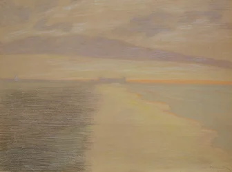 Morski zmierzch w Ostendzie