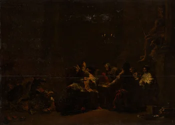 Paszur bijący Jeremiasza w świątyni, ok. 1648 (olej na panelu)