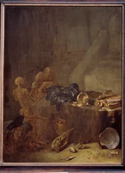 Vanitas (obraz na drewnie dębowym)