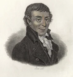 Portret opata Gaultiera (1746-1818), profesora i metodyka francuskiego szkolnictwa ogólnego. W „”Portretach pożytecznych mężczyzn””