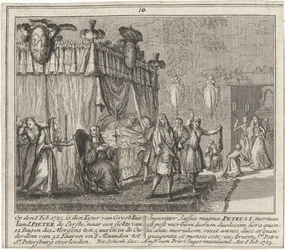 Śmierć Piotra Wielkiego 8 lutego 1725 r. 1727