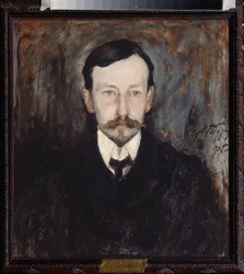 Portret autora Ivan A Bunin (Portret autora Ivan A Bunin) - Malarstwo Leonarda Wiktorowicza Turzhansky