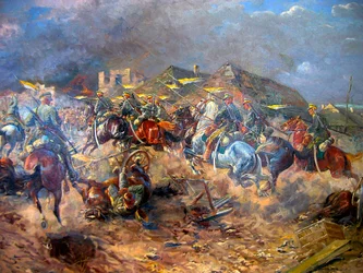 Atak polskich ułanów na bolszewików pod Słuuckiem, 1919