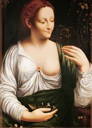 Kolombina (olej na płótnie)