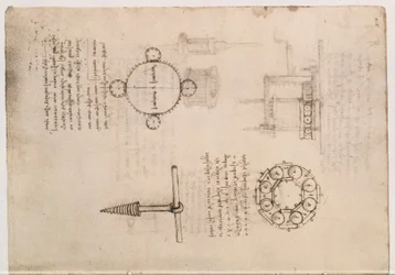 Codex Madrid I f.20, studia mechaniczne