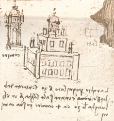 Rysunki projektów zamków i willi, c1472-c1519 1883