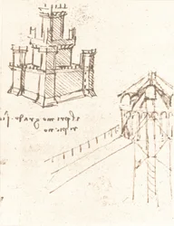 Rysunki projektów zamków i willi, c1472-c1519 1883