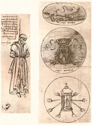 Rysunki Bernardo di Bandino Baroncelli powieszone i emblematy, c1472-c1519 1883.
