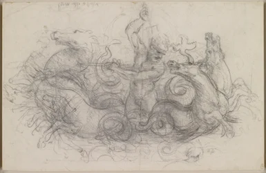 Leonardo da Vinci - Neptun, ok. 1504-5 r.