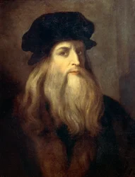 Domniemany autoportret (portret Lukana de Vinci) - tempera na panelu
