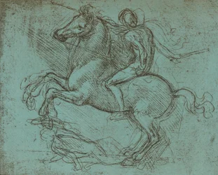 Studium do pomnika Sforzów, c1482-c1499 1883