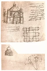 Dwa rysunki kościołów, c1472-c1519 1883