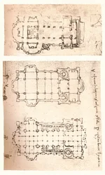 Dwa plany kościołów, c1472-c1519 1883