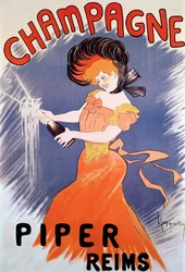 Plakat reklamowy Piper Champagne, XX wiek