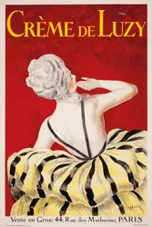 „Crème de Luzy”, plakat reklamowy paryskiej firmy kosmetycznej Luzy, 1919