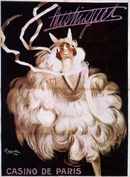Mistinguett (Mistinguette) w Casino de Paris, plakat Leonetto Cappiello (1875-1942)