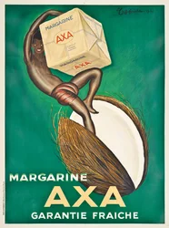 Plakat reklamujący margarynę Axa, 1931