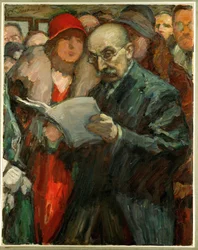Malarz Max Liebermann otwiera wystawę w Akademie w Berlinie, której był prezesem