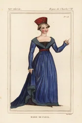 Marie de Fayel, hrabina Dammartin, żona Renauda de Nanteuil, seigneur d