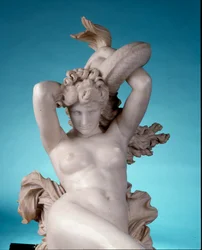 Galatea na delfinie, ok.1880 (marmur) (detal z 416888)